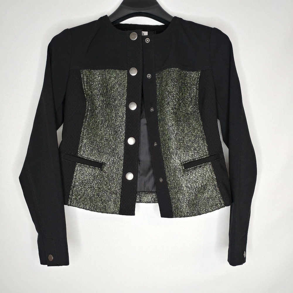 Cabi Cropped Panel Media Jacket - Picture 2 of 14